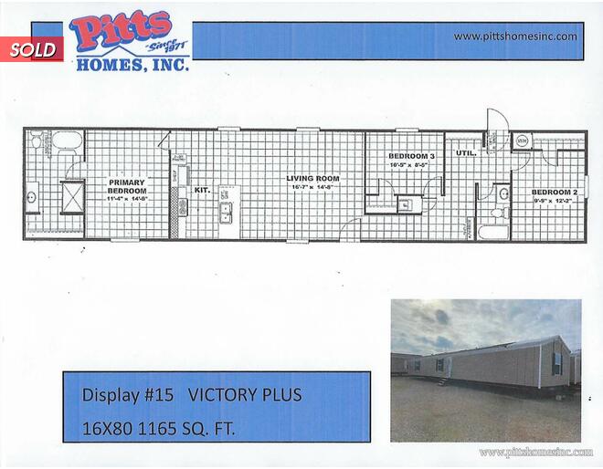 2021 TRU VICTORY PLUS Mobile at Pitts Homes Inc STOCK# S9088 Photo 17