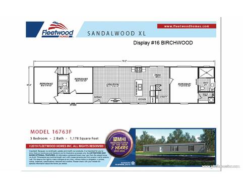 2021 Fleetwood Homes Sandalwood XL THE BIRCHWOOD